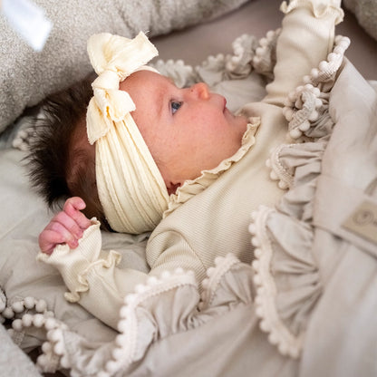 Babyhörnchen Boho für Babys – Puckdecke & Einschlagsdecke