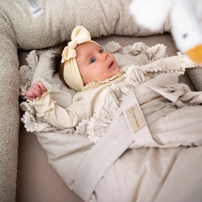 Babyhörnchen Boho für Babys – Puckdecke & Einschlagsdecke