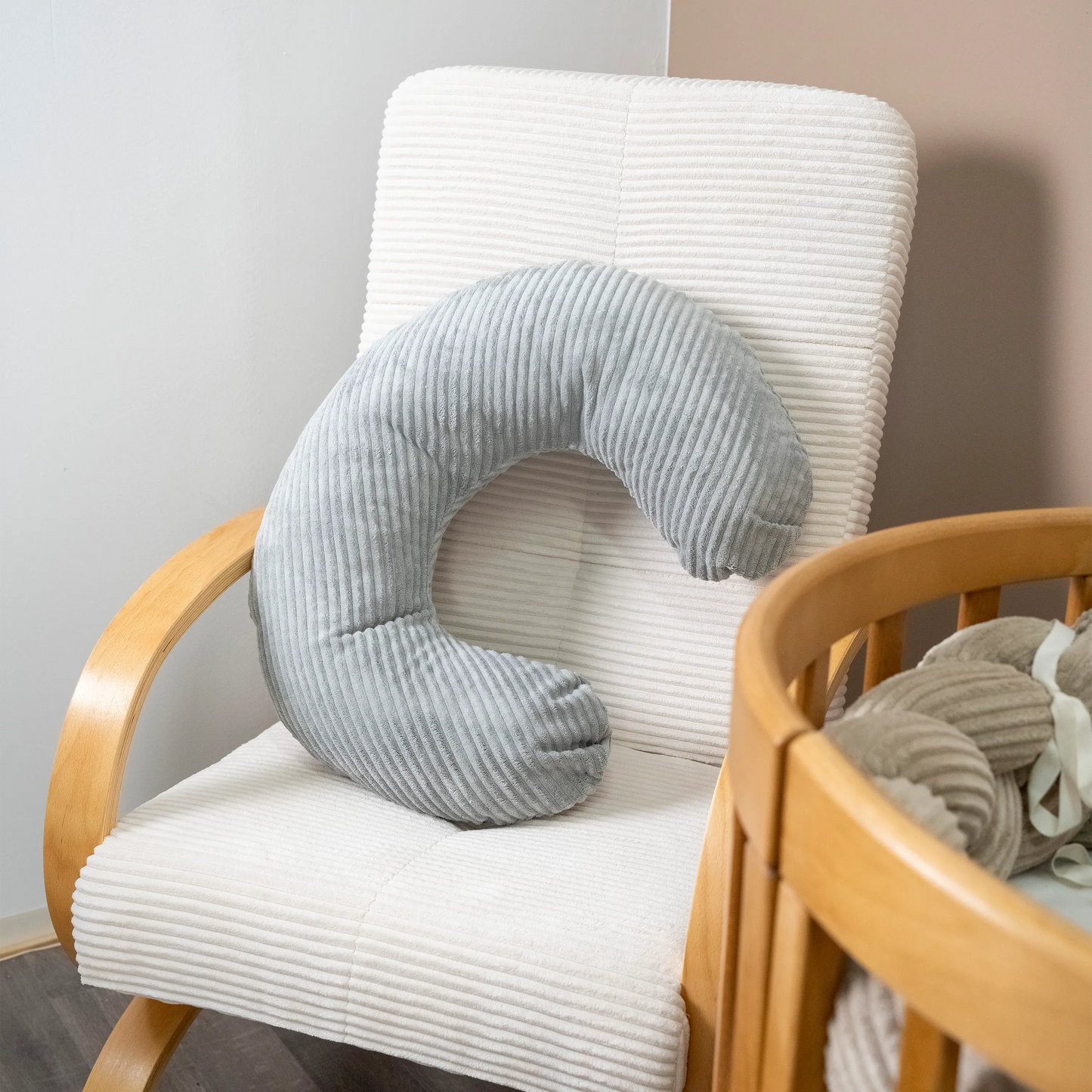 Stillkissen U-Form Cord – abnehmbarer Bezug