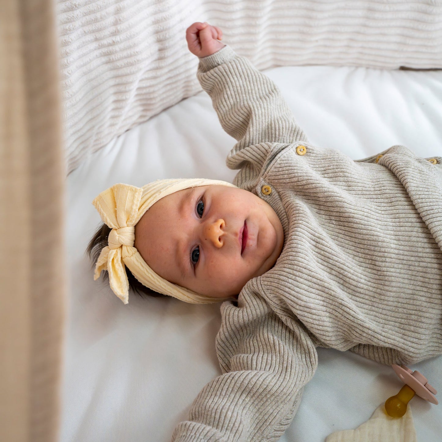 Bettumrandung Cord – Moderne & kuschelige Umrandung für Babybett & Beistellbett