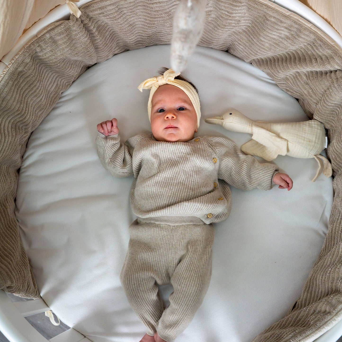 Bettumrandung Cord – Moderne & kuschelige Umrandung für Babybett & Beistellbett