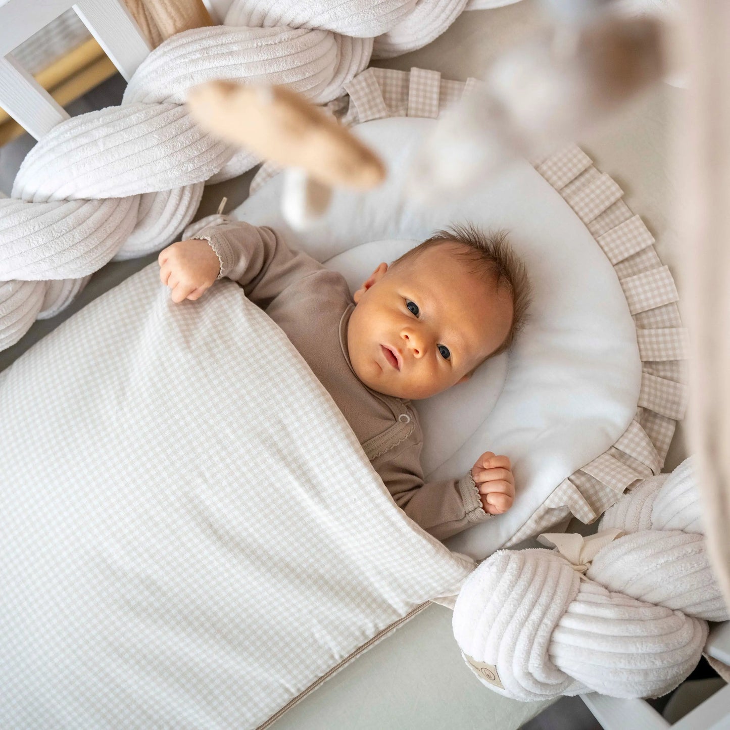 Babyschlafsack Dreamy Baumwolle kariert | 2.5 TOG Ganzjahresschlafsack - Liveshopping