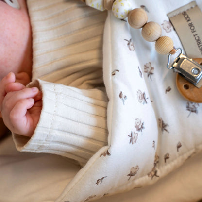 Pucksack Baumwolle Rosen | 2.5 TOG Ganzjahres Babyschlafsack