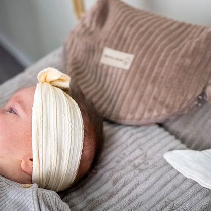 Cord changing mat with underlay – natural &amp; cuddly for your baby