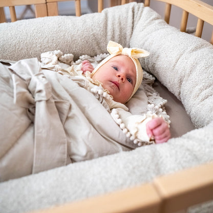 Babyhörnchen Boho für Babys – Puckdecke & Einschlagsdecke