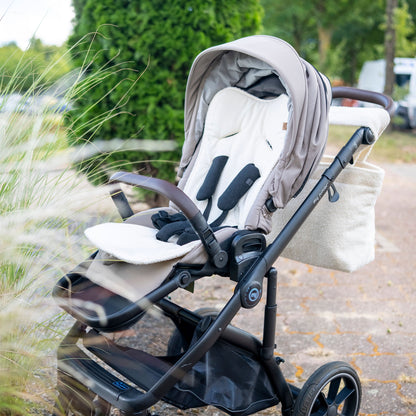 Organic cotton seat cover for the stroller - universal fit