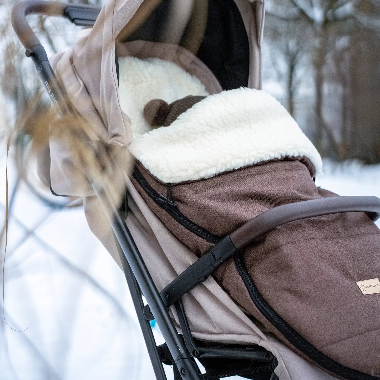 Winterfußsack Merino – wasserabweisend & warm