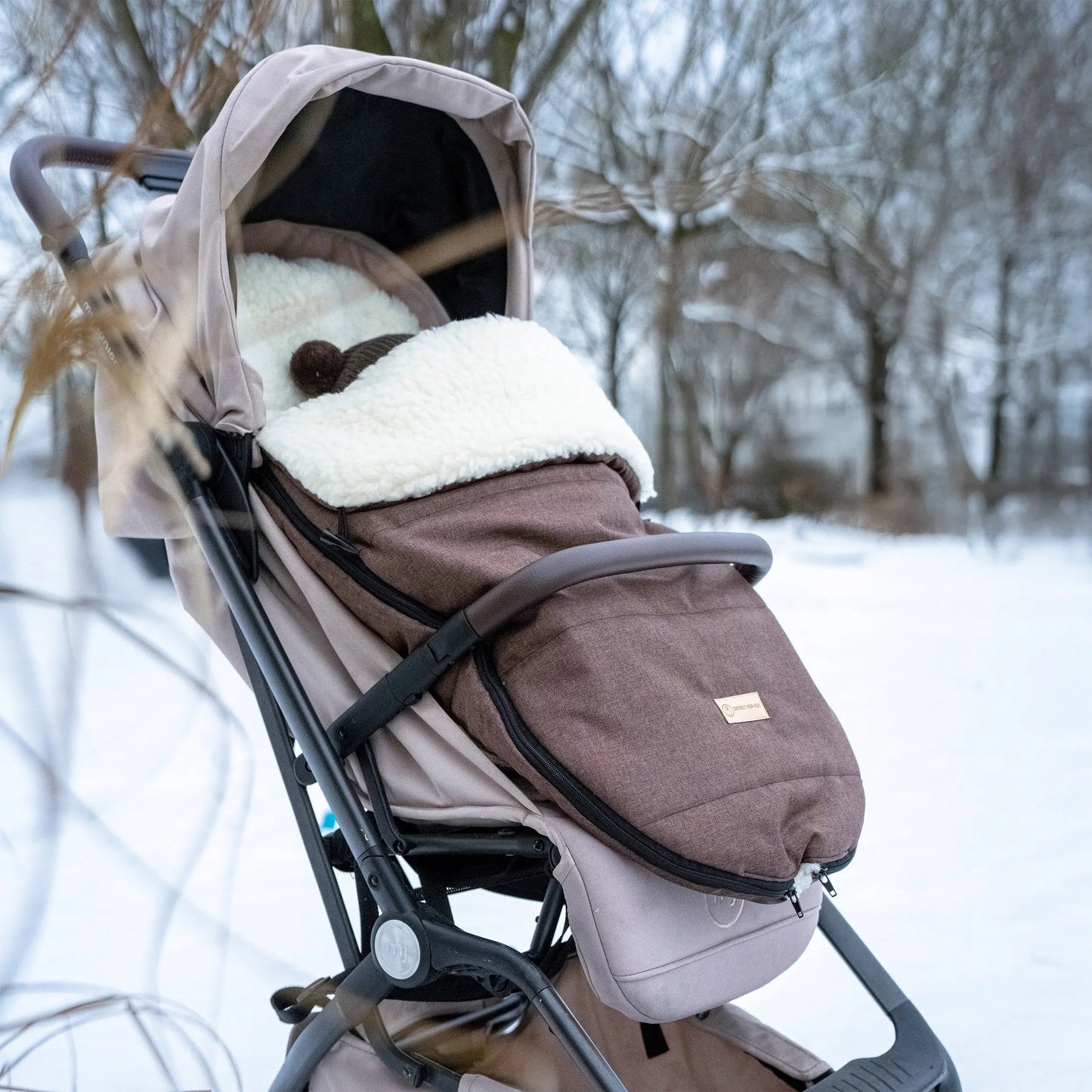 Winterfußsack Merino – wasserabweisend & warm