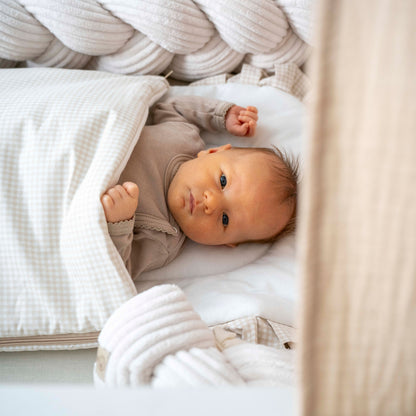 Baby sleeping bag Dreamy cotton checked – Stylish all-year-round sleeping bag
