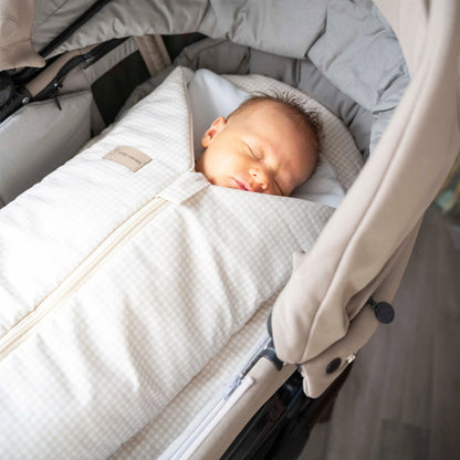 Pucksack Baumwolle kariert – 2.5 TOG Ganzjahr