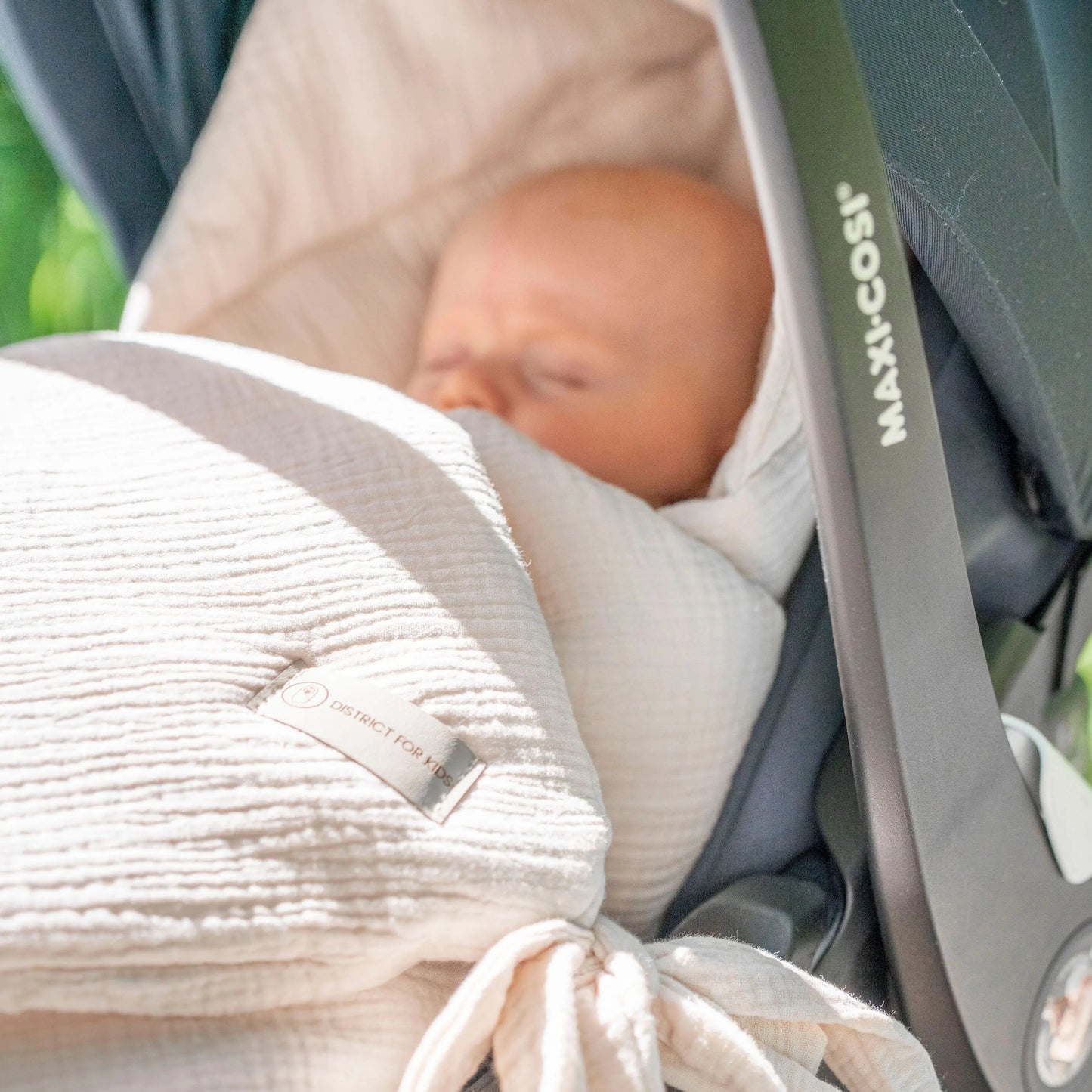 Einschlagdecke Musselin – 2.5 TOG Babyschale