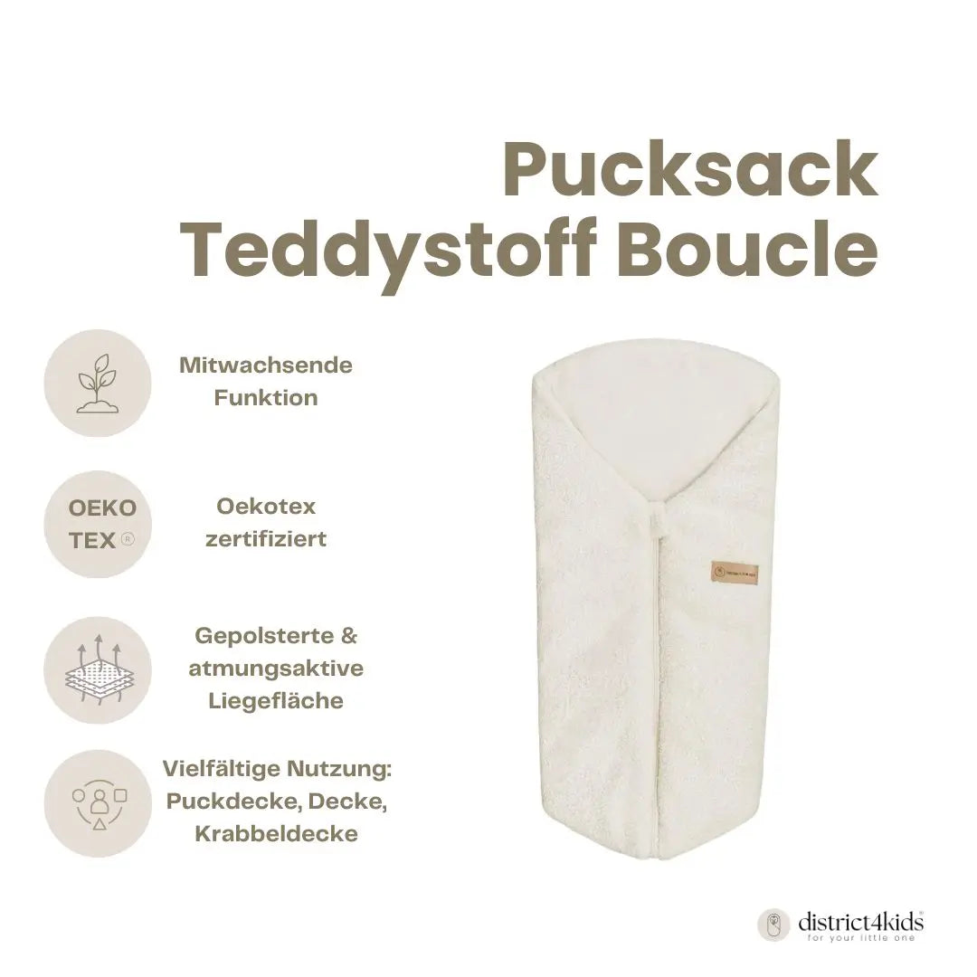 Pucksack Bouclé – 2.5 TOG Ganzjahr