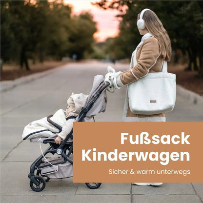 Winterfußsack Merino – wasserabweisend & warm