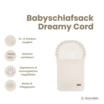 Babyschlafsack Dreamy Cord – 2.5 TOG Ganzjahr