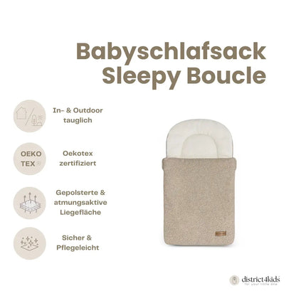 Babyschlafsack Sleepy Bouclé - 2.5 TOG Ganzjahr