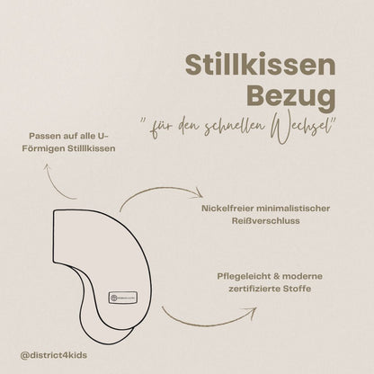 Stillkissen-Ersatzbezug  aus Cord