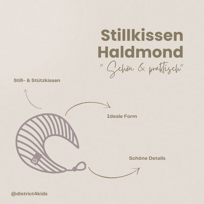 Stillkissen Halbmond Velours– Komfort, Unterstützung & vielseitige Nutzung