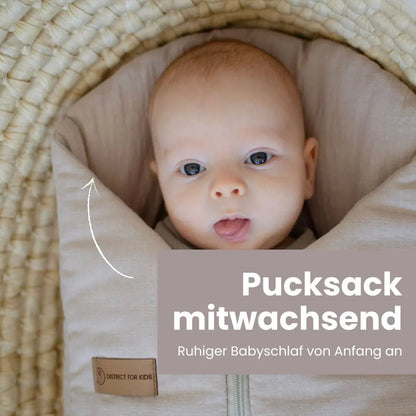 Pucksack Leinen | 2.5 TOG Ganzjahres Babyschlafsack