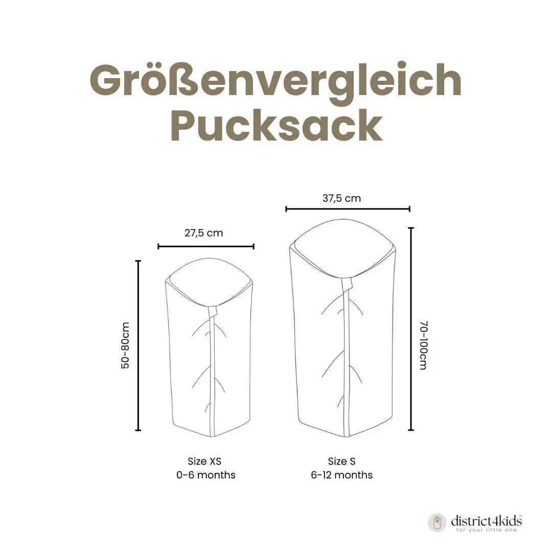 Pucksack Baumwolle Rosen | 2.5 TOG Ganzjahres Babyschlafsack