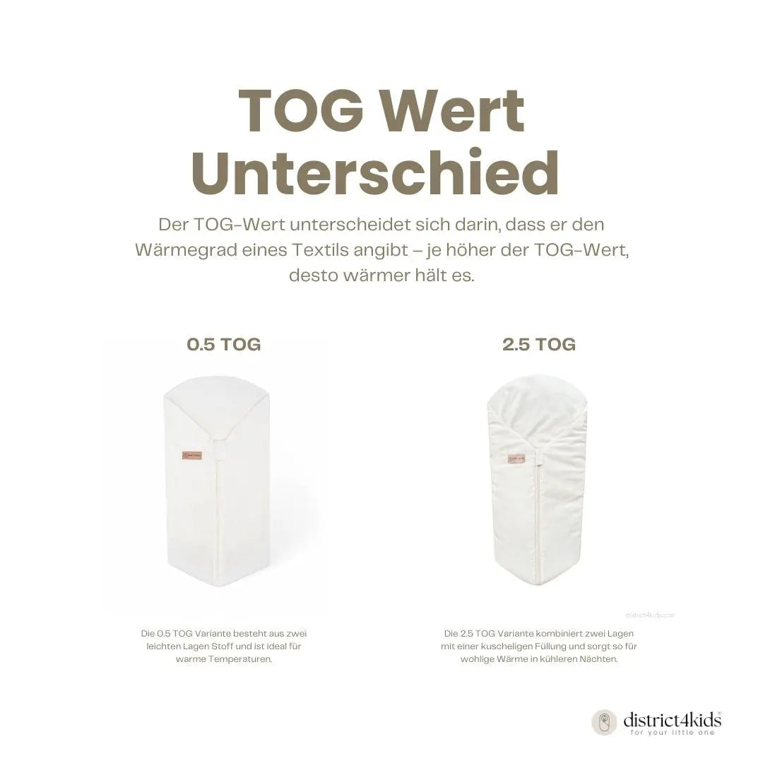 Pucksack Bio-Baumwolle – 2.5 TOG Ganzjahr