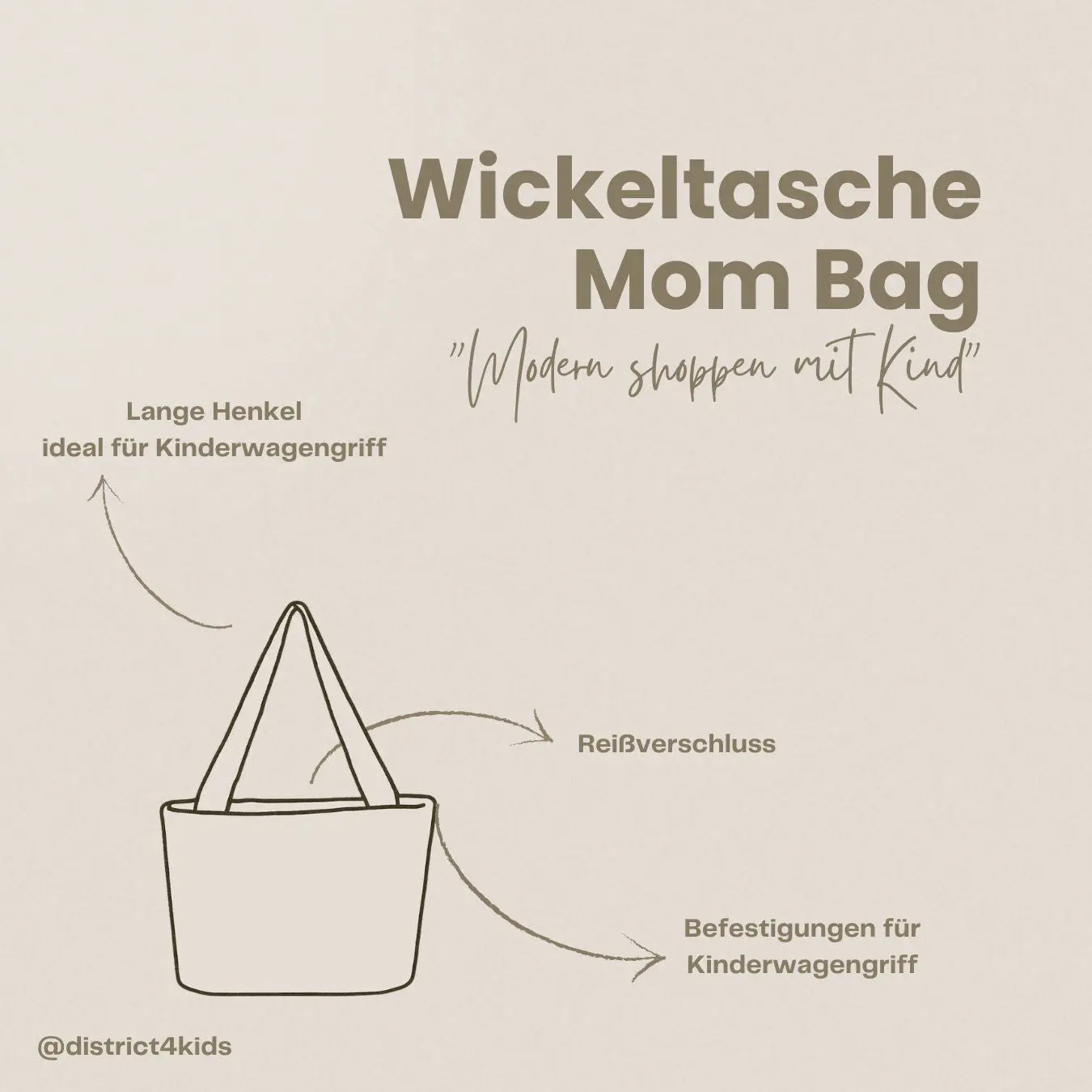 Wickeltasche Cord – für Kinderwagen
