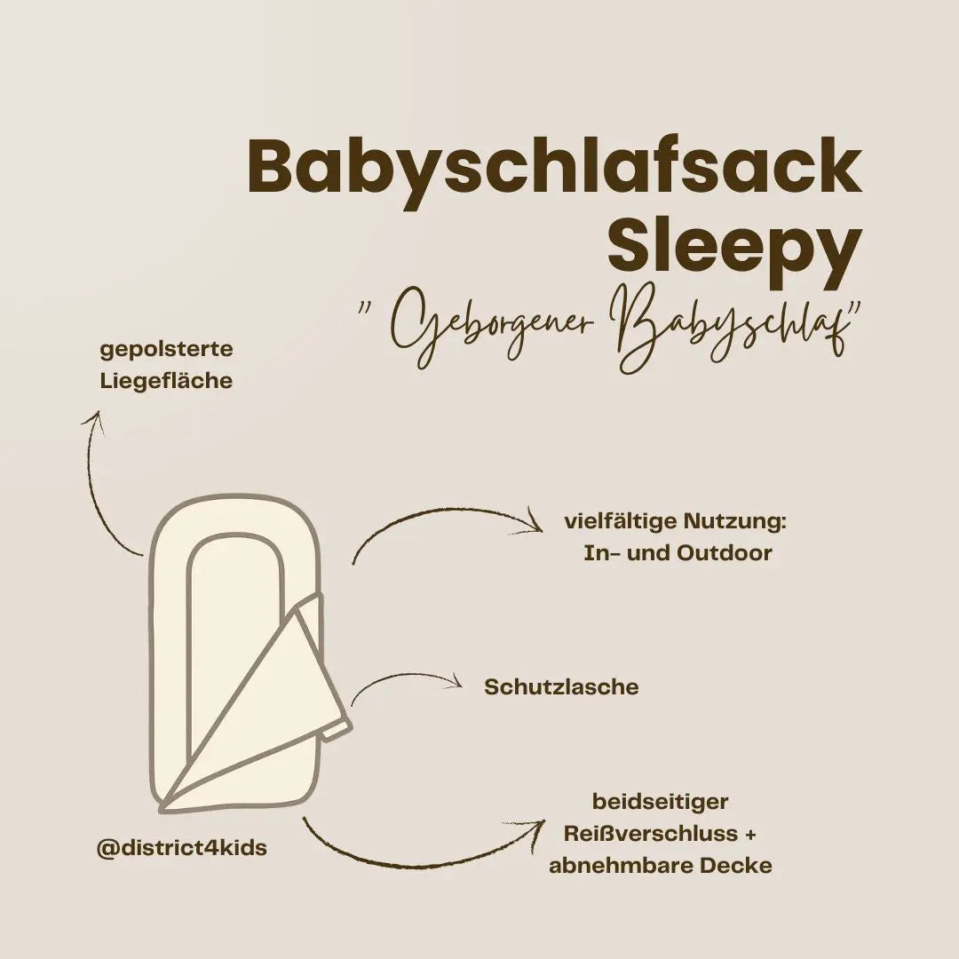 Babyschlafsack Sleepy Cord - 2.5 TOG Ganzjahr
