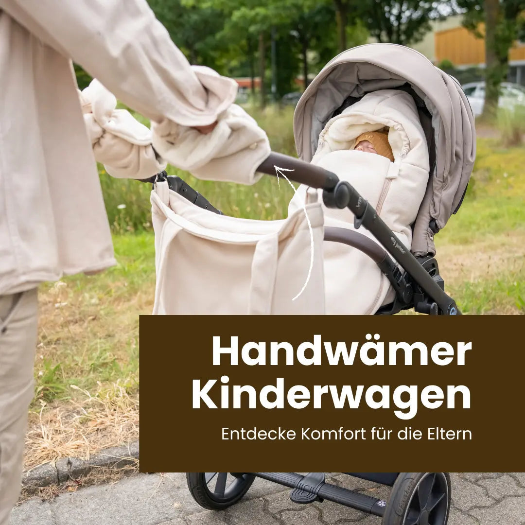 Handschuhe Kaschmir für den Kinderwagen - Handwärmer
