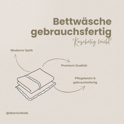 Bettwäsche gebrauchsfertig Boho – Weich, Stilvoll & Antiallergen