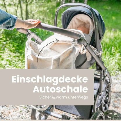 Einschlagdecke Musselin – 2.5 TOG Babyschale