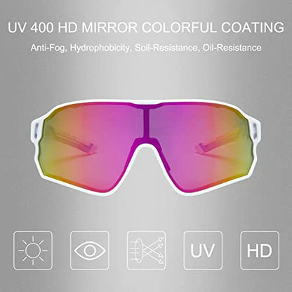 Polarisierte Sportbrille für Radfahrer (UV-Schutz)