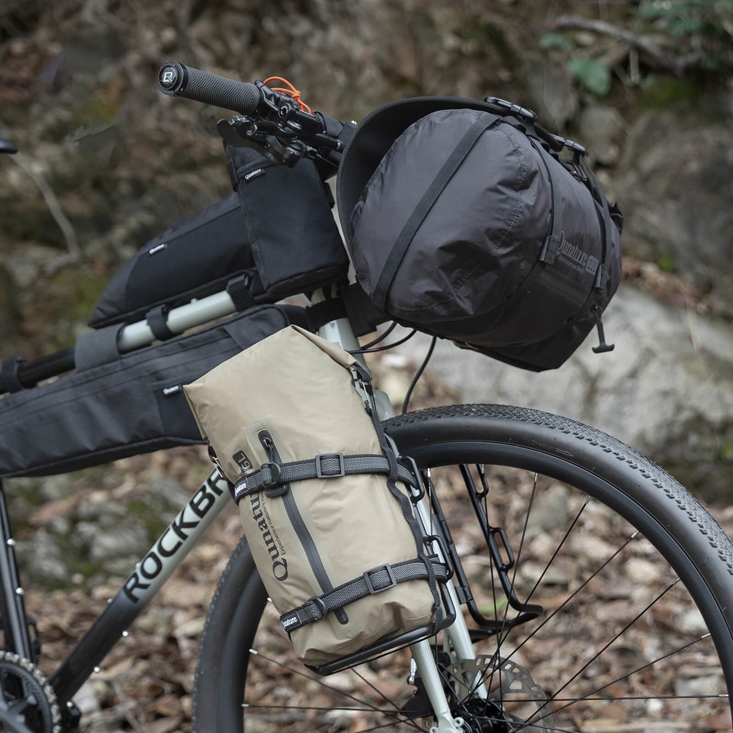 Qunature Wasserdichte Bikepacking Kompressionstasche