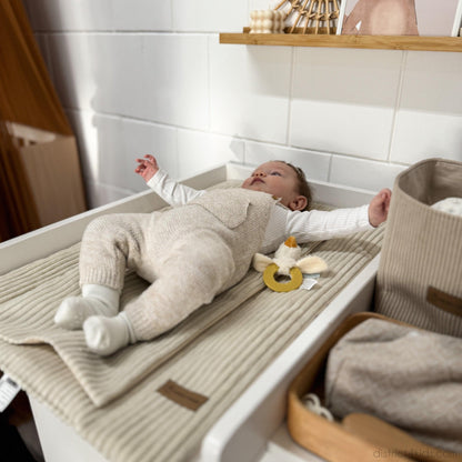 Cord changing mat with underlay – natural &amp; cuddly for your baby