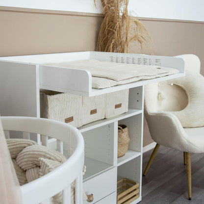 Cord changing mat with underlay – natural &amp; cuddly for your baby