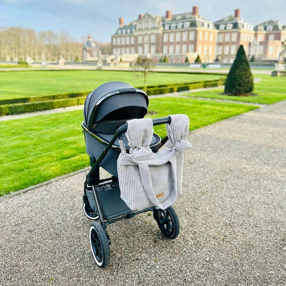 Wickeltasche Cord für den Kinderwagen- Mom bag