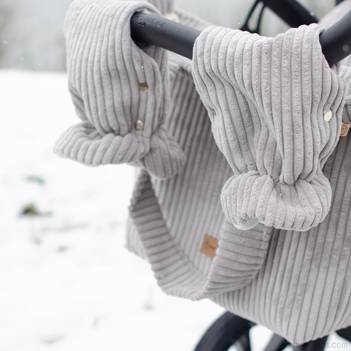 Wickeltasche Cord für den Kinderwagen- Mom bag