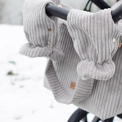 Wickeltasche Cord für den Kinderwagen- Mom bag