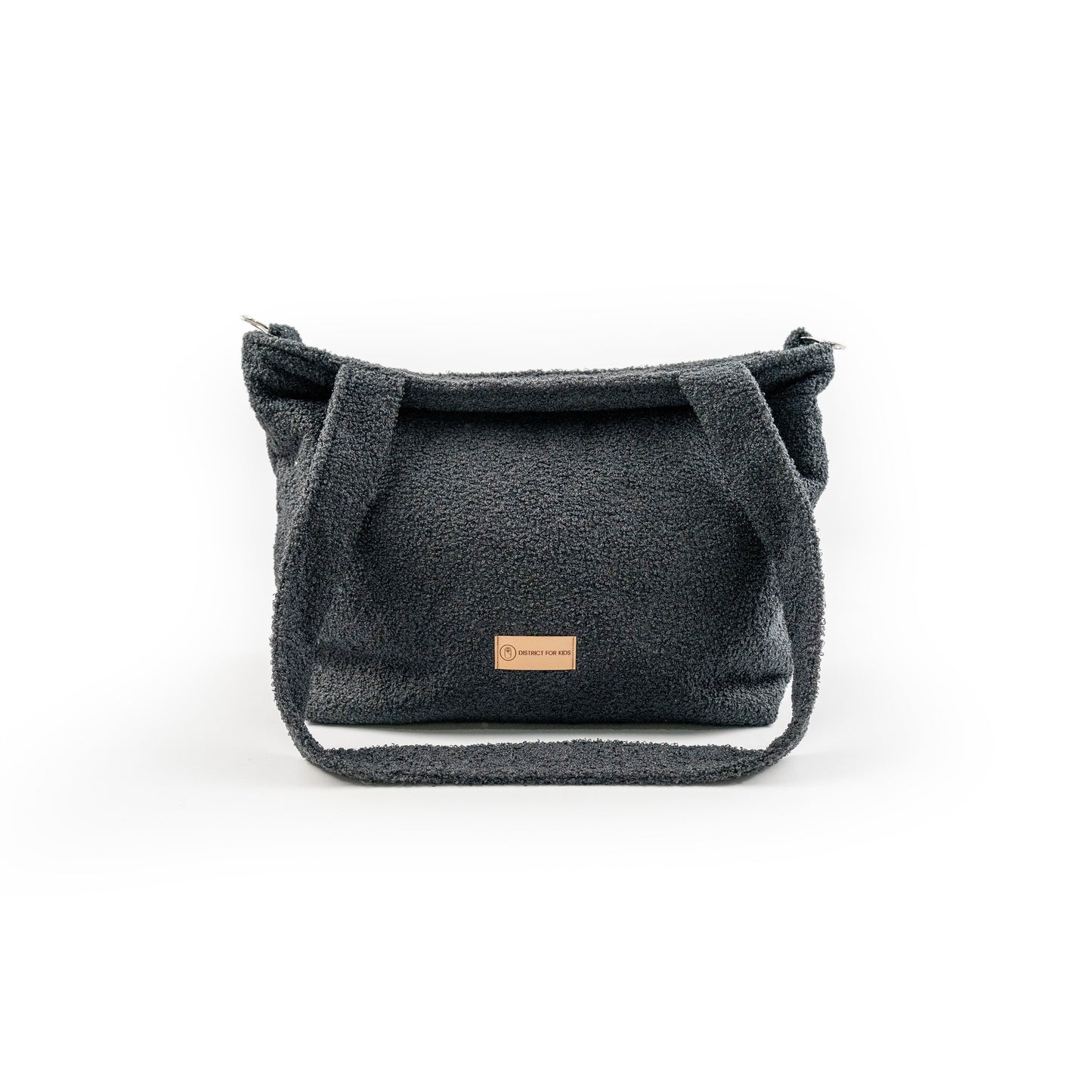 Wickeltasche Boucle Teddystoff für den Kinderwagen - Mom bag