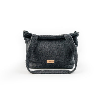 Wickeltasche Boucle Teddystoff für den Kinderwagen - Mom bag