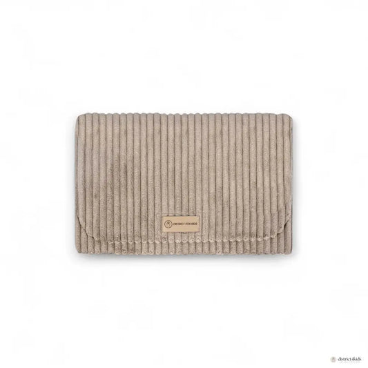 Corduroy changing mat – compact diaper bag for on the go