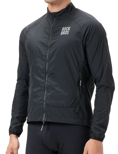 Winddichte Fahrradjacke, Leichte Atmungsaktive Schnelltrocknende Windbreaker, Faltbare