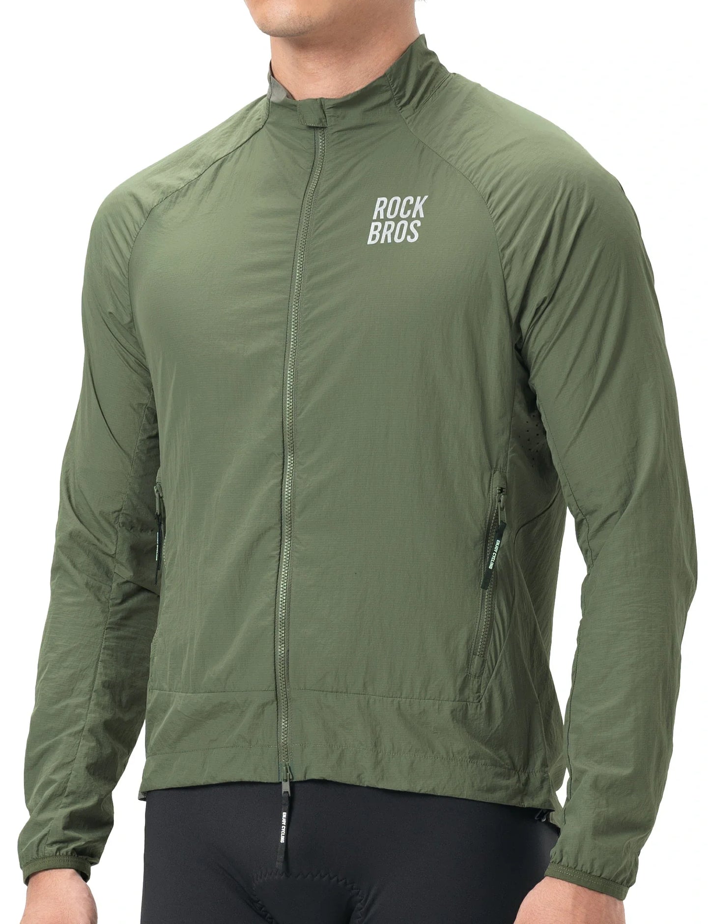 Winddichte Fahrradjacke, Leichte Atmungsaktive Schnelltrocknende Windbreaker, Faltbare