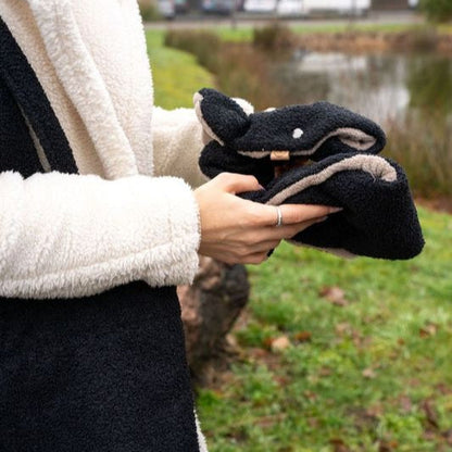 Gloves Boucle Teddy fabric stroller - warm &amp; sustainable