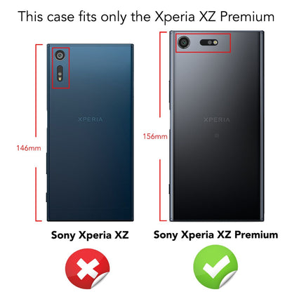 NALIA Transparente Silikonhülle für Sony Xperia XZ Premium – Anti-Gelb & Rutschfest – GLAZE (Handyhülle Kristallklar, Schlank & Stoßfest) – Marke aus Berlin