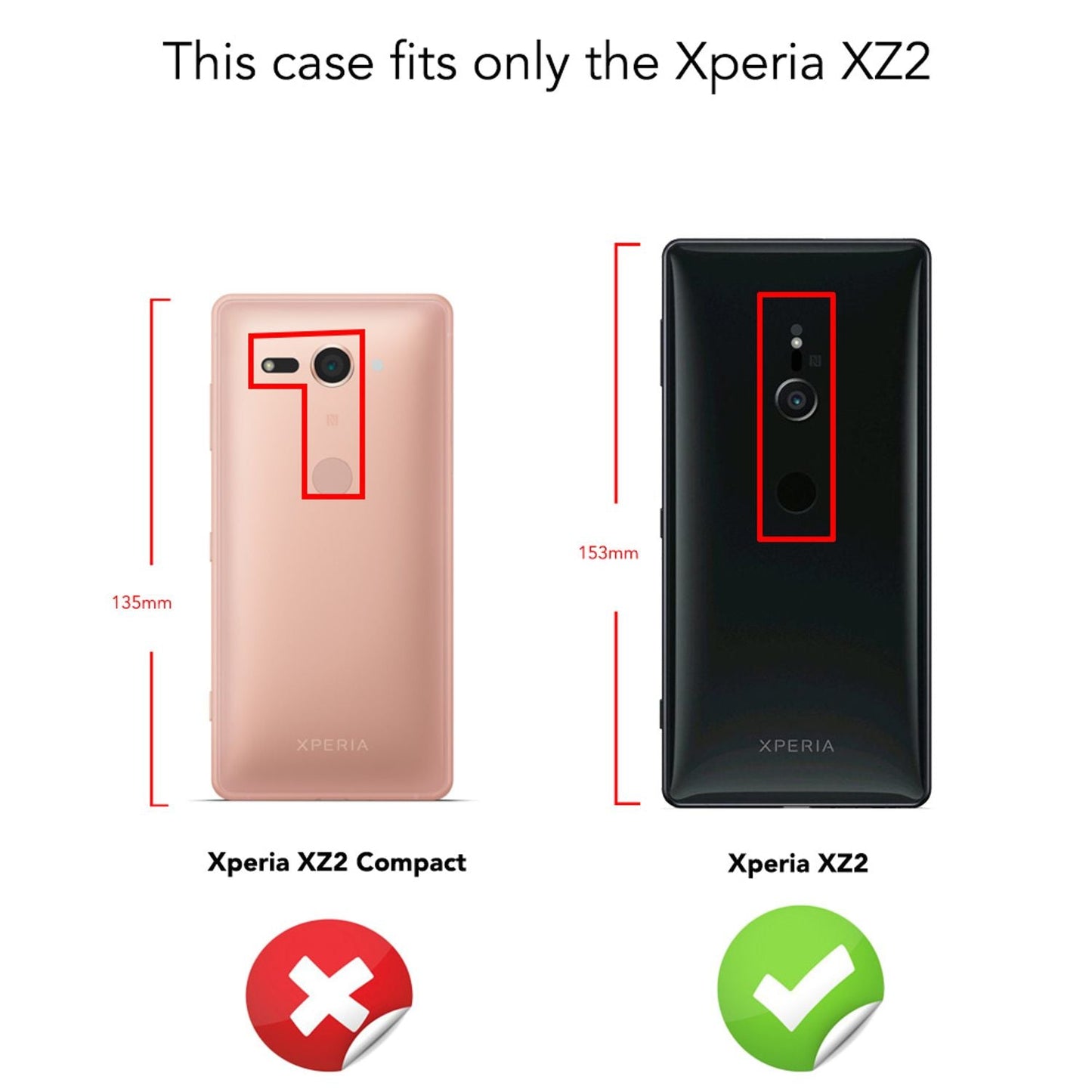 NALIA Handyhülle kompatibel mit Sony Xperia XZ2, Ultra Slim Silikon Case Cover, Dünne Crystal Phone Schutzhülle, Etui Handy-Tasche Back-Cover Bumper, Smartphone TPU Gummihülle  - Schwarz