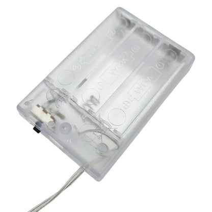 Lichterkette 180 cm Zuckerstangen LED Batterie warmweiß Weihnachtsbeleuchtung
