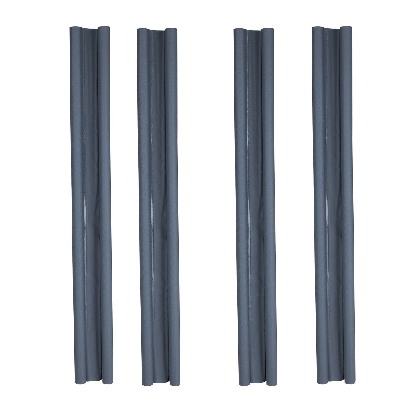 Zugluftstopper Doppeldichtung Türdichtung grau Energiesparend 2er SET 95 cm KÜRZBAR