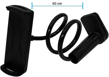 SYSTEM-S Tischhalterung 360° Schwanenhals flexibel Ständer für Tablet Smartphone Schwarz
