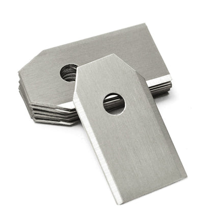 30x Edelstahl Messer für EGO Power+ RM4000E | 35x18x0,75mm | Rostfrei