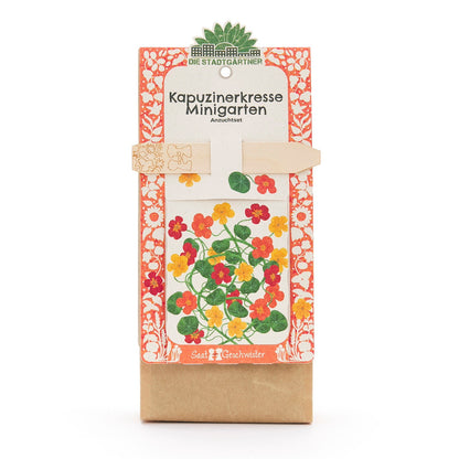 Growing kit – mini garden organic nasturtium