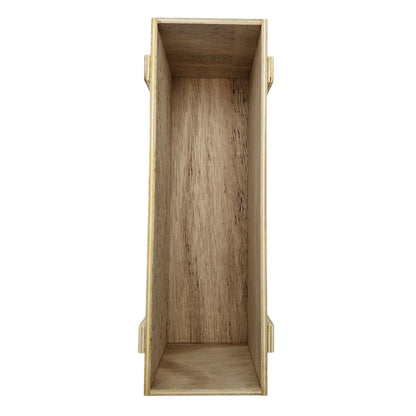 Aufbewahrungsbox Kiste Holz braun eckig Herz Küche Aufbewahrung Dekokiste Natur